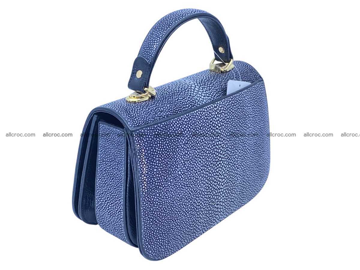 Polished stingray leather bag 2497 Foto 7