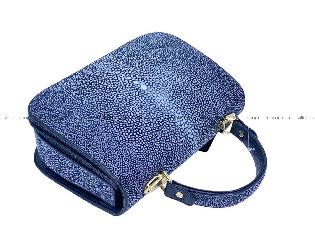 Polished stingray leather bag 2497 Foto 10