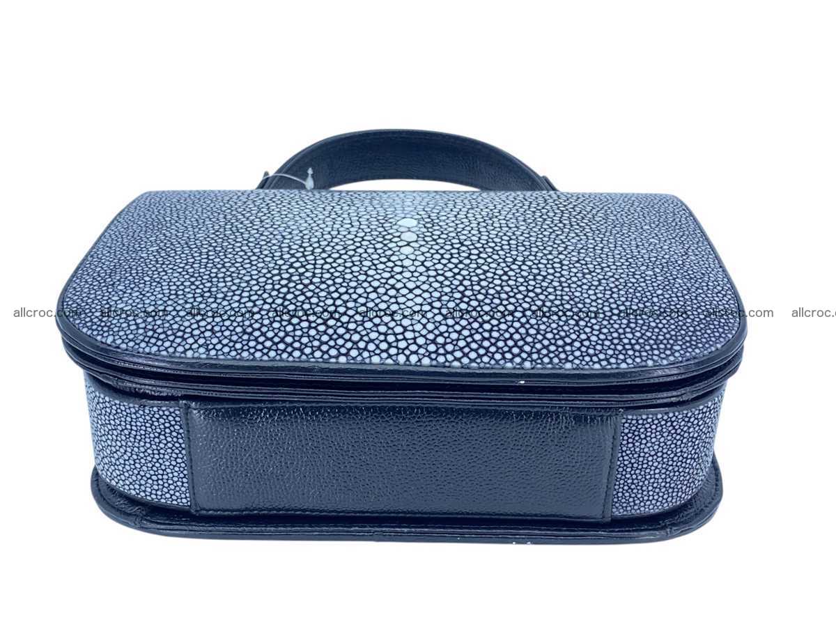Polished stingray leather bag 2497 Foto 9