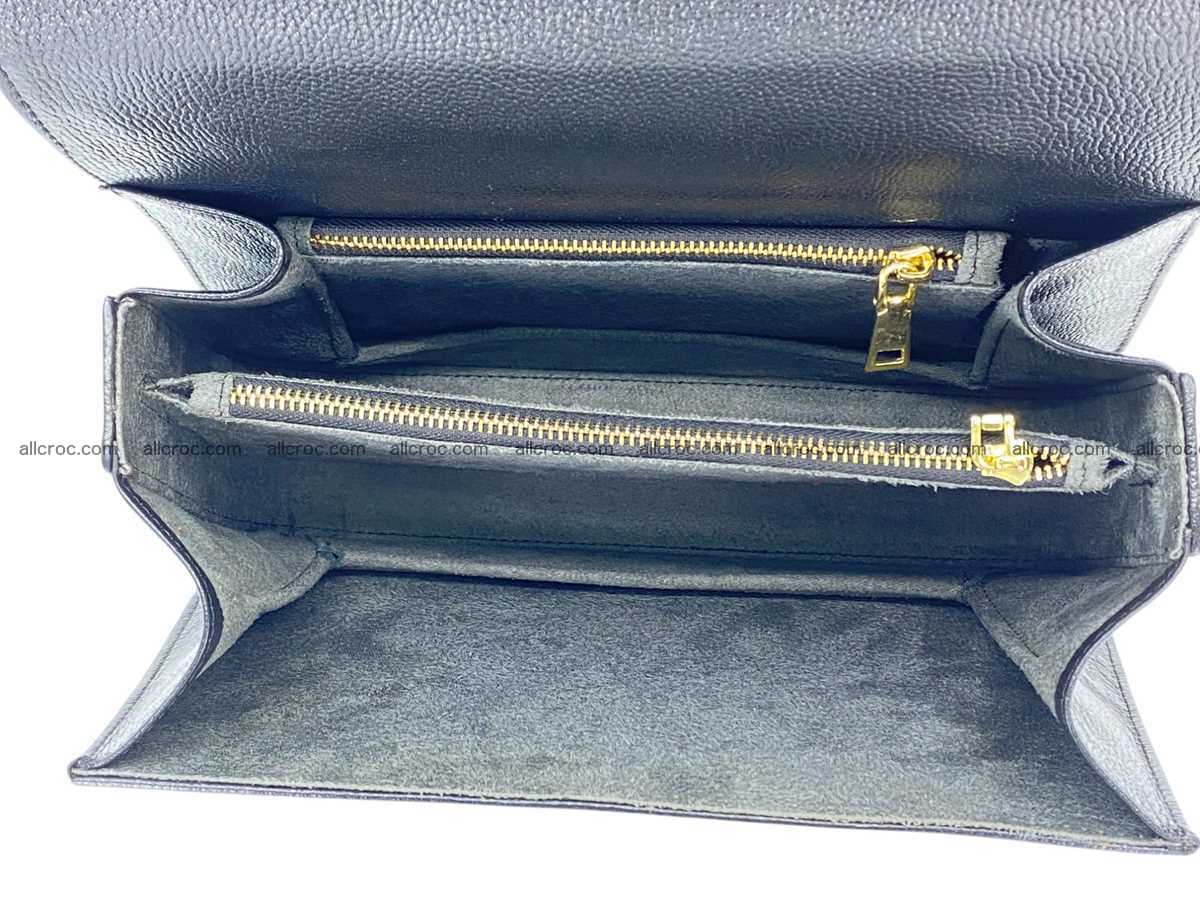 Polished stingray leather bag 2497 Foto 24