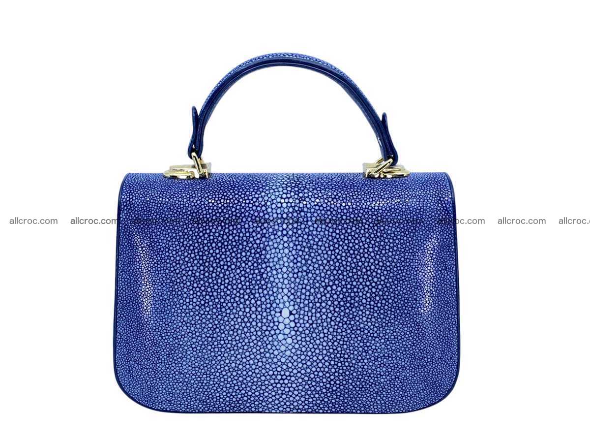 Polished stingray leather bag 2495 Foto 0