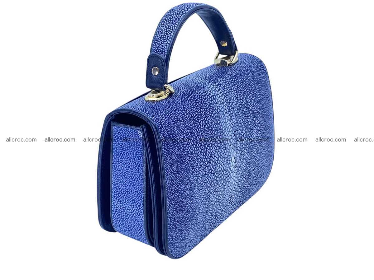 Polished stingray leather bag 2495 Foto 1