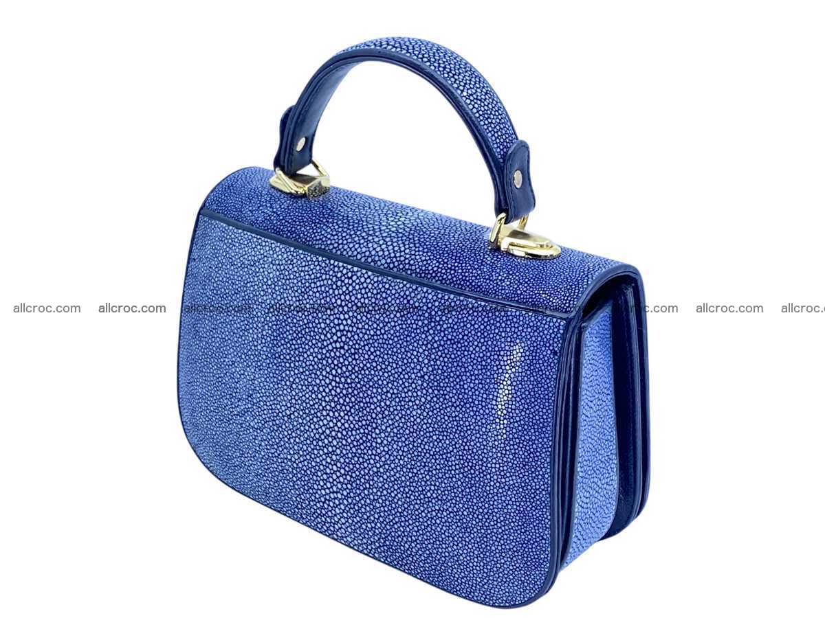 Polished stingray leather bag 2495 Foto 3