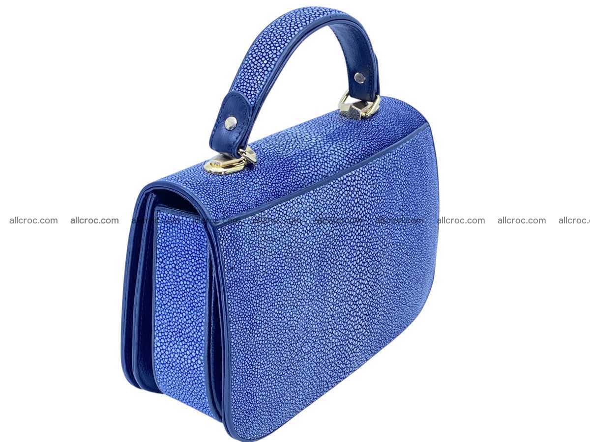 Polished stingray leather bag 2495 Foto 5