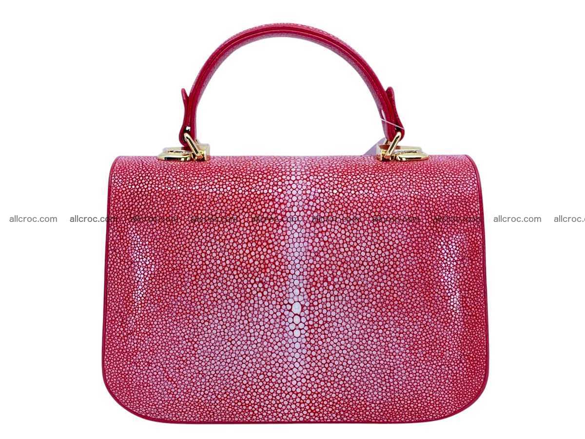 Polished stingray leather bag 2496 Foto 0