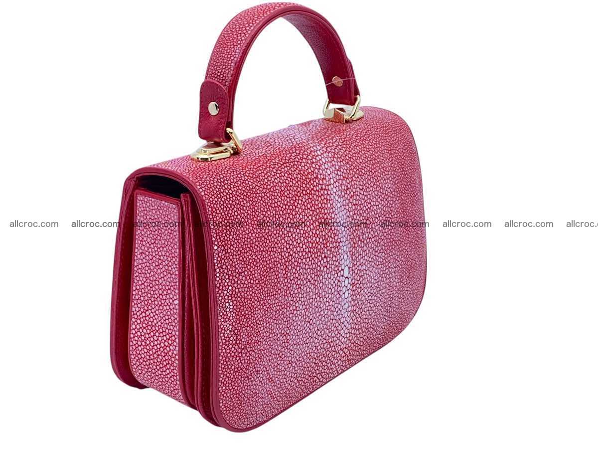 Polished stingray leather bag 2496 Foto 1