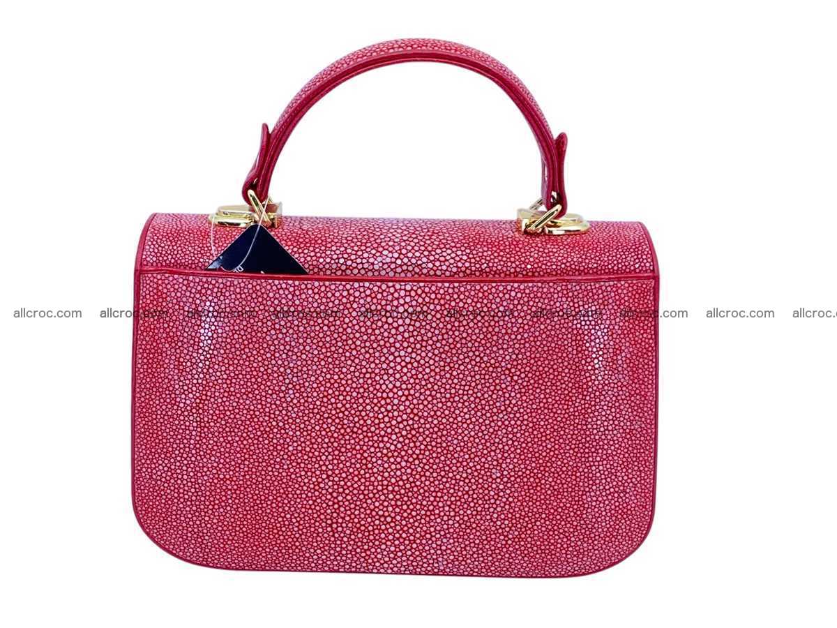 Polished stingray leather bag 2496 Foto 4