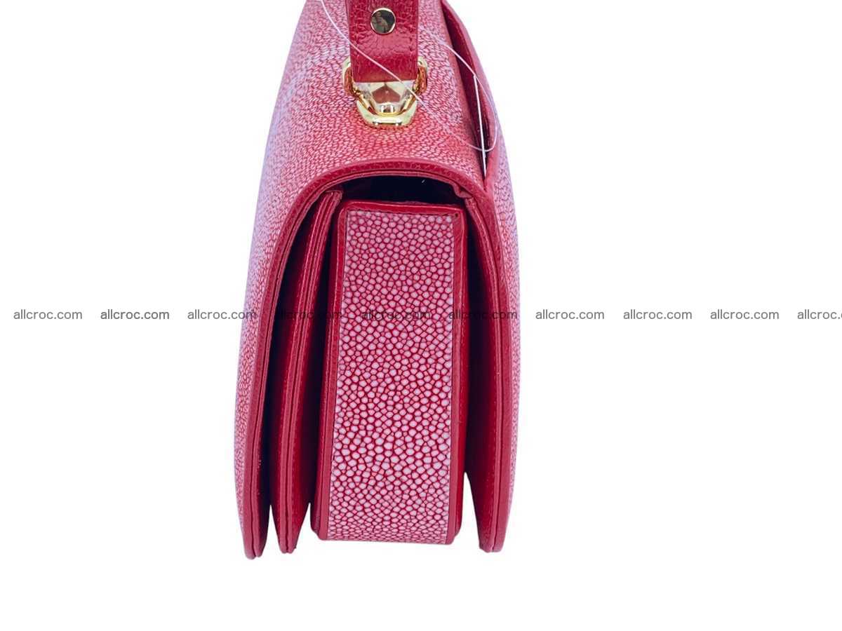 Polished stingray leather bag 2496 Foto 6