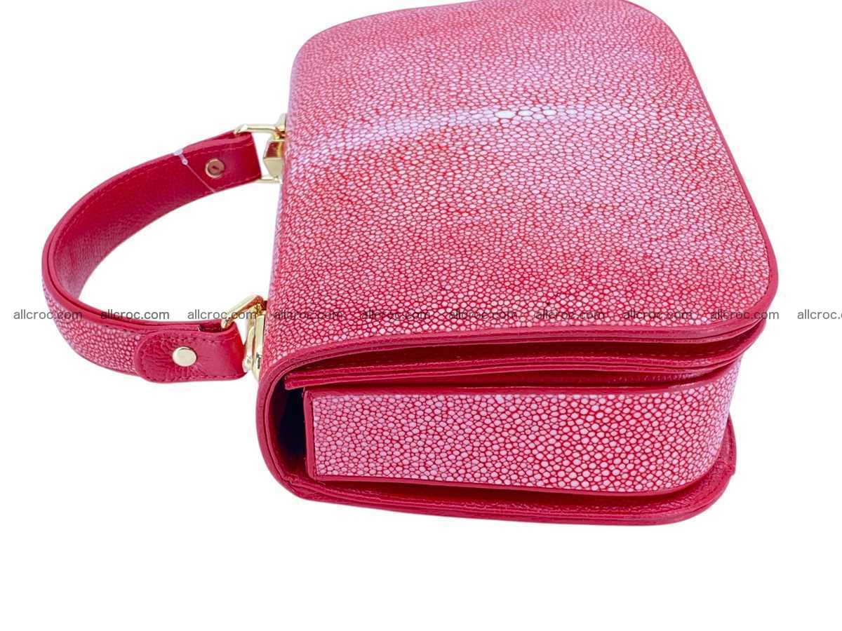 Polished stingray leather bag 2496 Foto 15