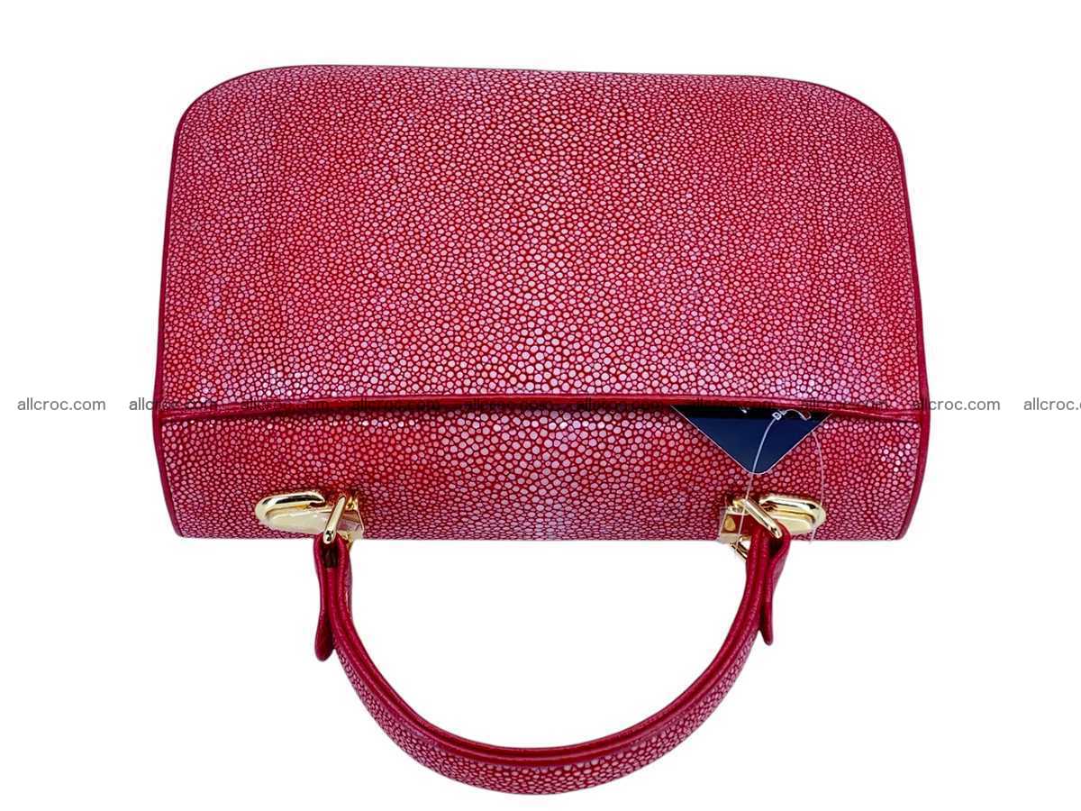 Polished stingray leather bag 2496 Foto 18
