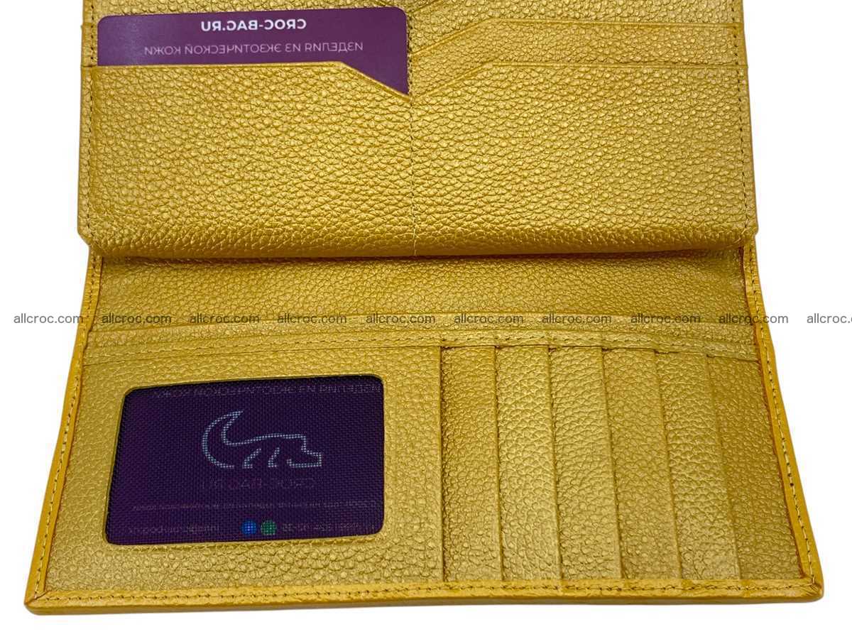 Polished stingray leather wallet 2647 Foto 11