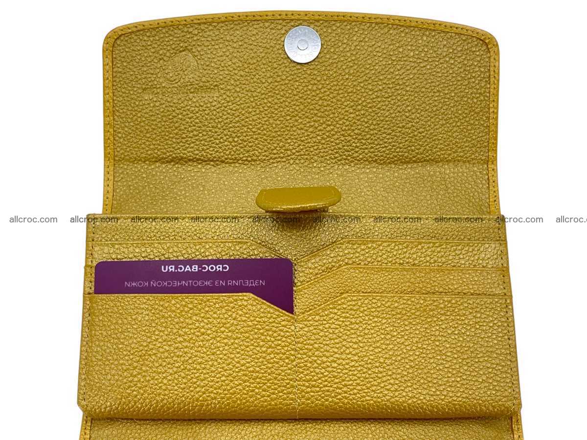 Polished stingray leather wallet 2647 Foto 12