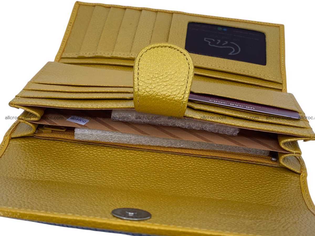 Polished stingray leather wallet 2647 Foto 13