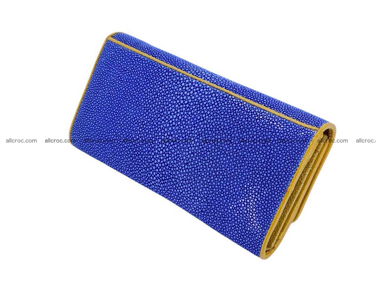 Polished stingray leather wallet 2647 Foto 1