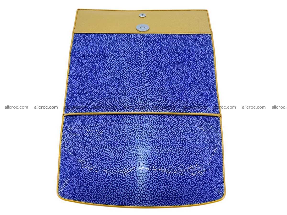 Polished stingray leather wallet 2647 Foto 5