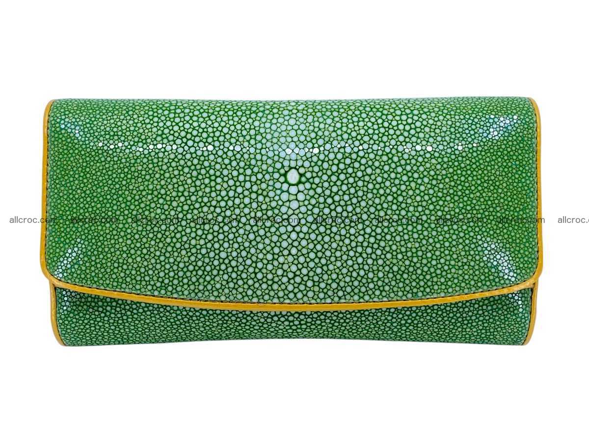 Polished stingray leather wallet 2648 Foto 2