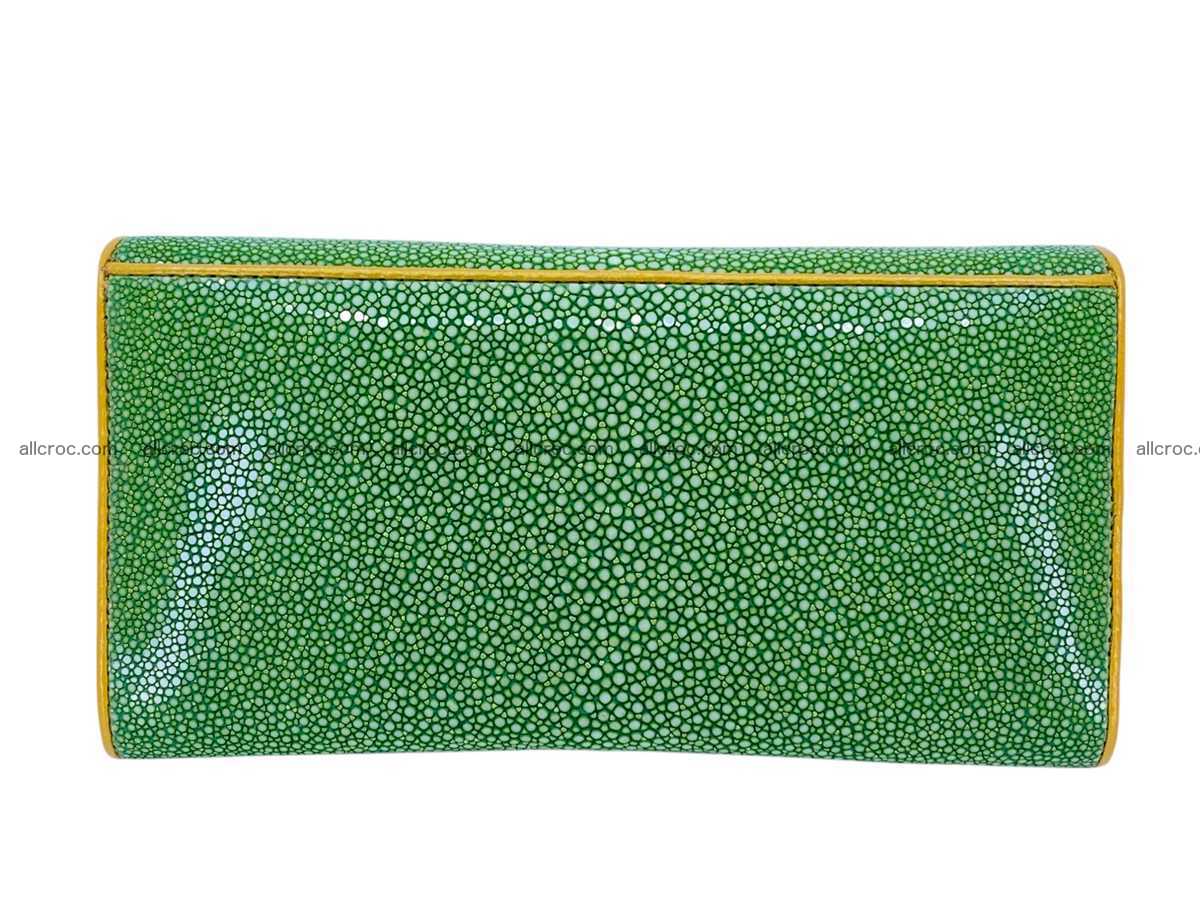 Polished stingray leather wallet 2648 Foto 3