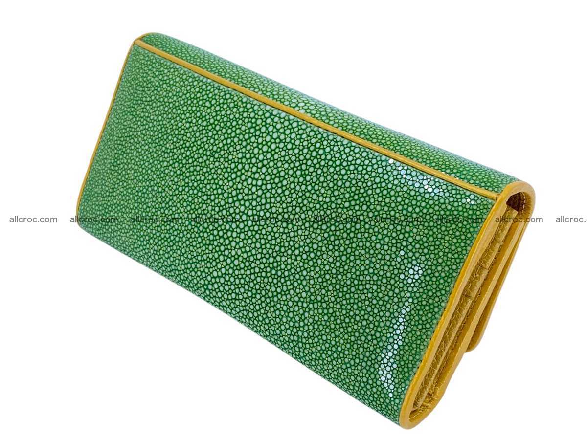 Polished stingray leather wallet 2648 Foto 1