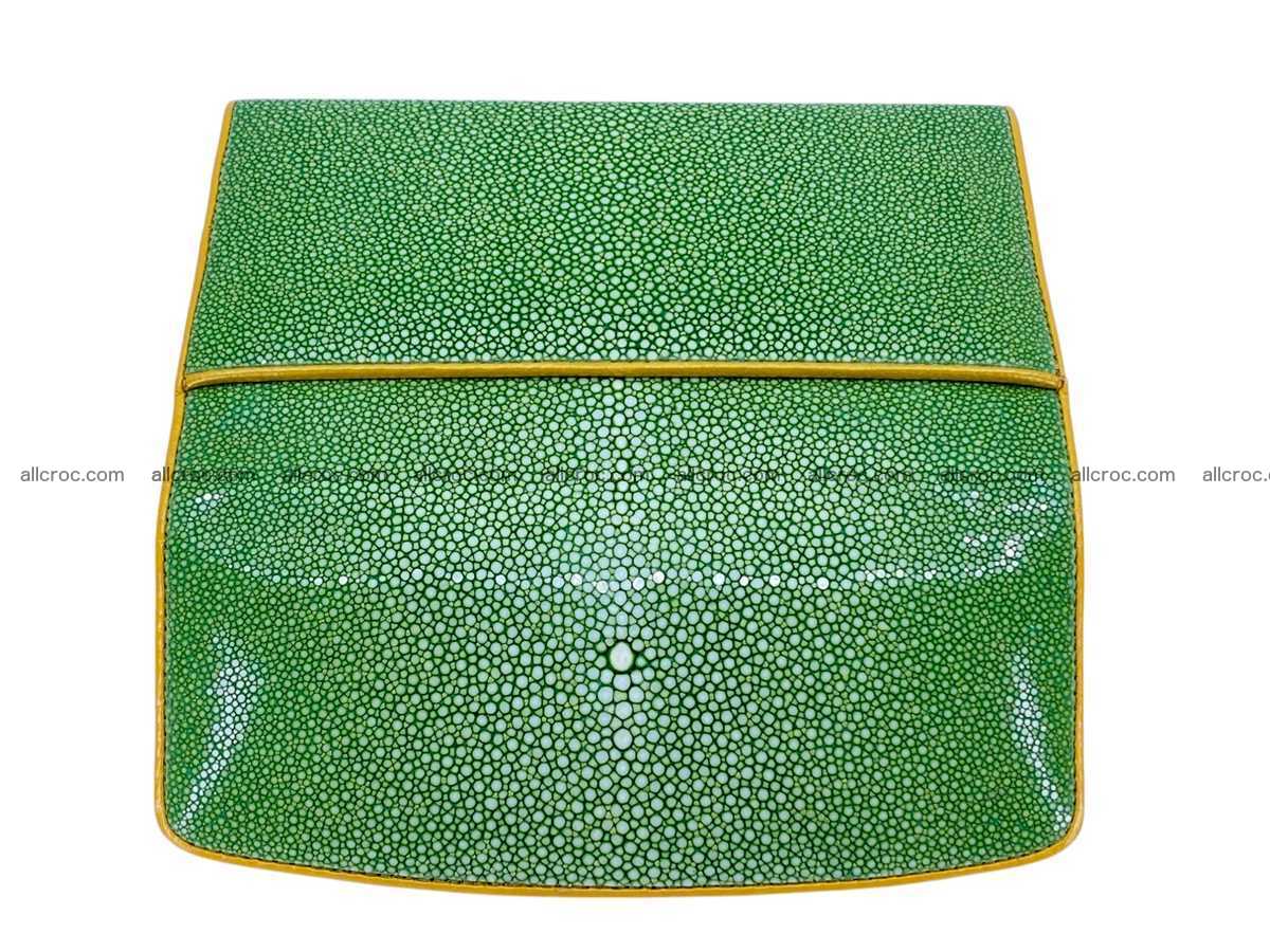 Polished stingray leather wallet 2648 Foto 7