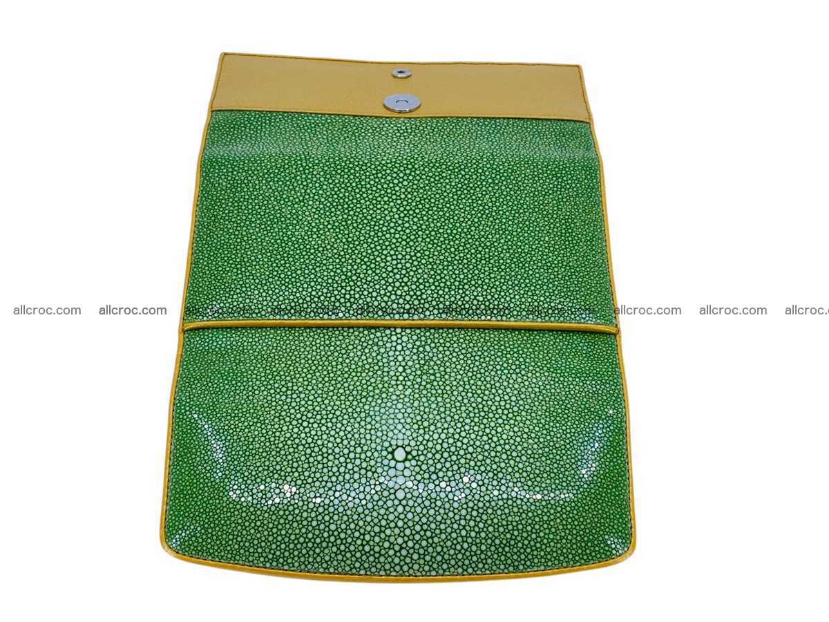 Polished stingray leather wallet 2648 Foto 5