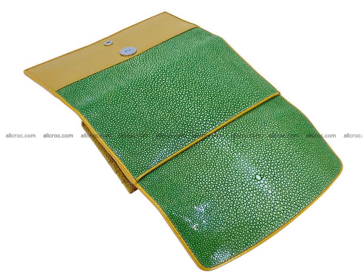 Polished stingray leather wallet 2648 Foto 6
