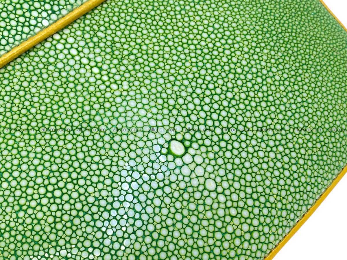 Polished stingray leather wallet 2648 Foto 8