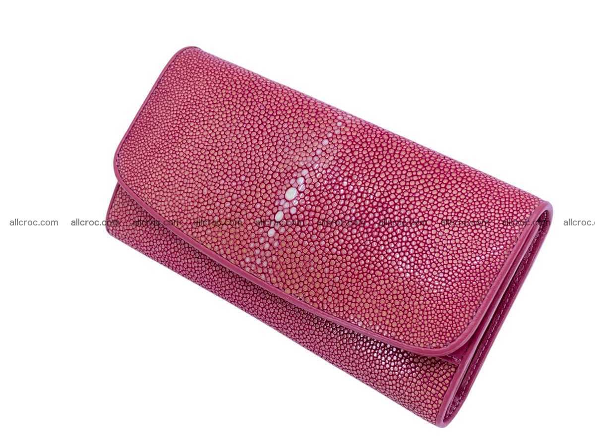 Polished stingray leather wallet 2645 Foto 0