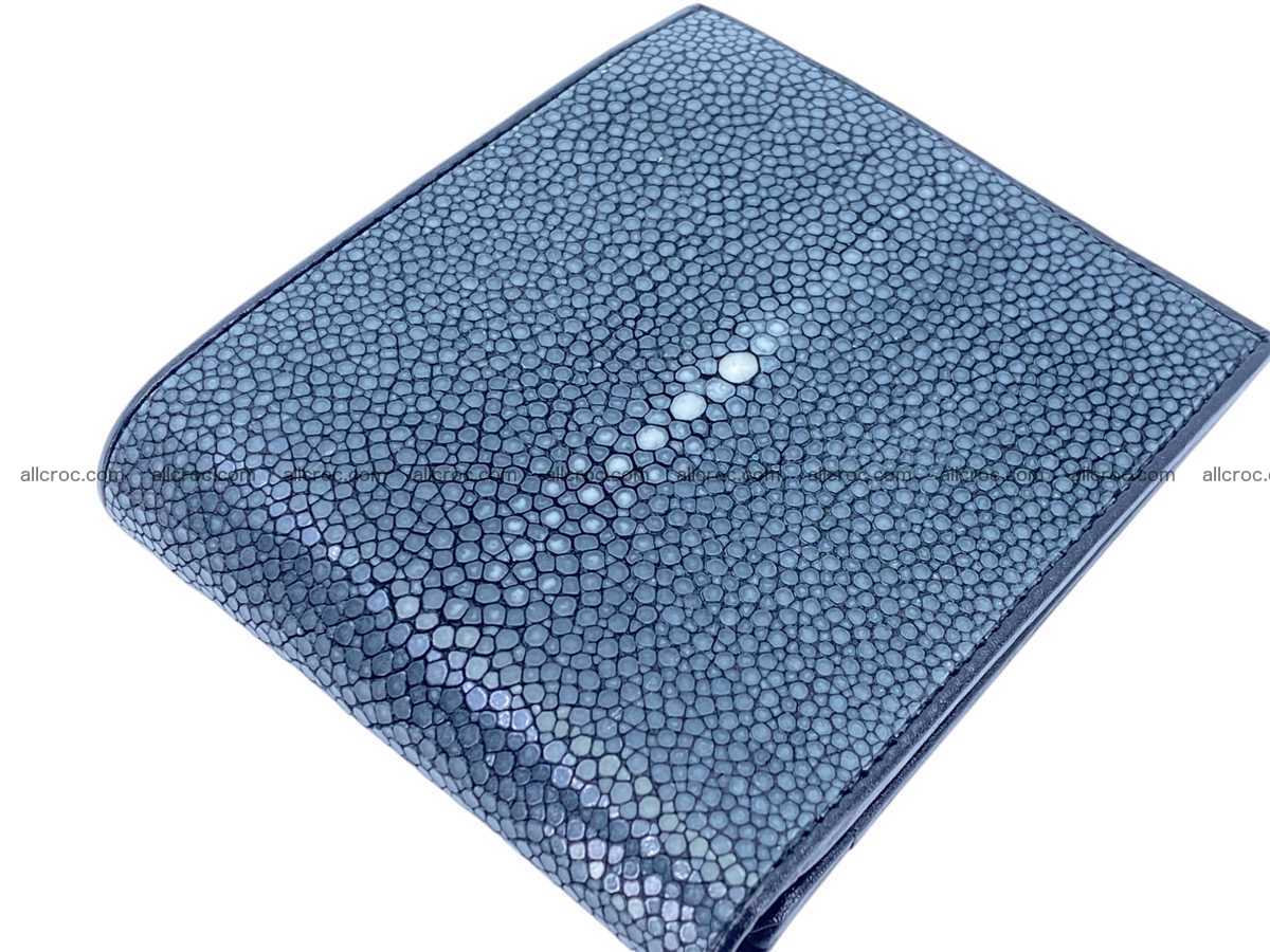 Polished stingray leather wallet 2739 Foto 2