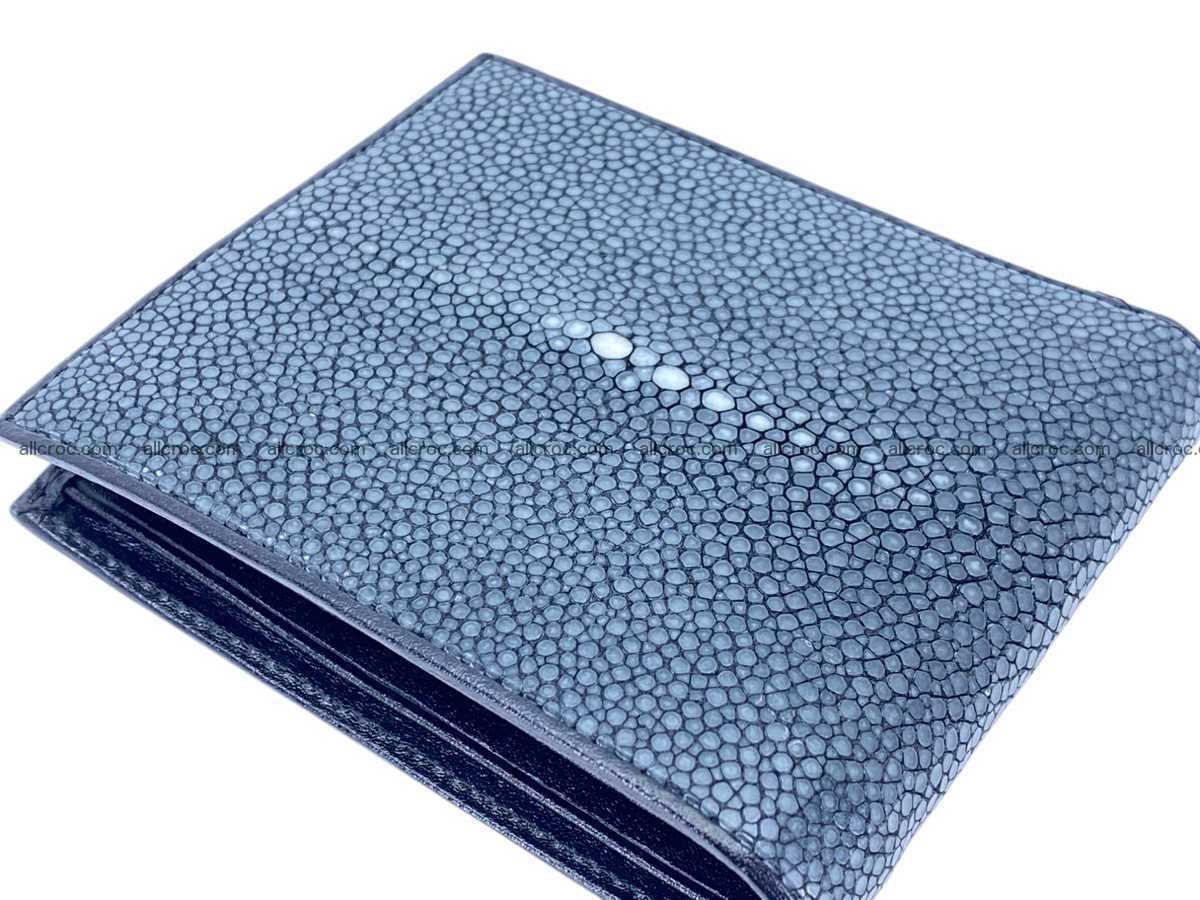 Polished stingray leather wallet 2739 Foto 3