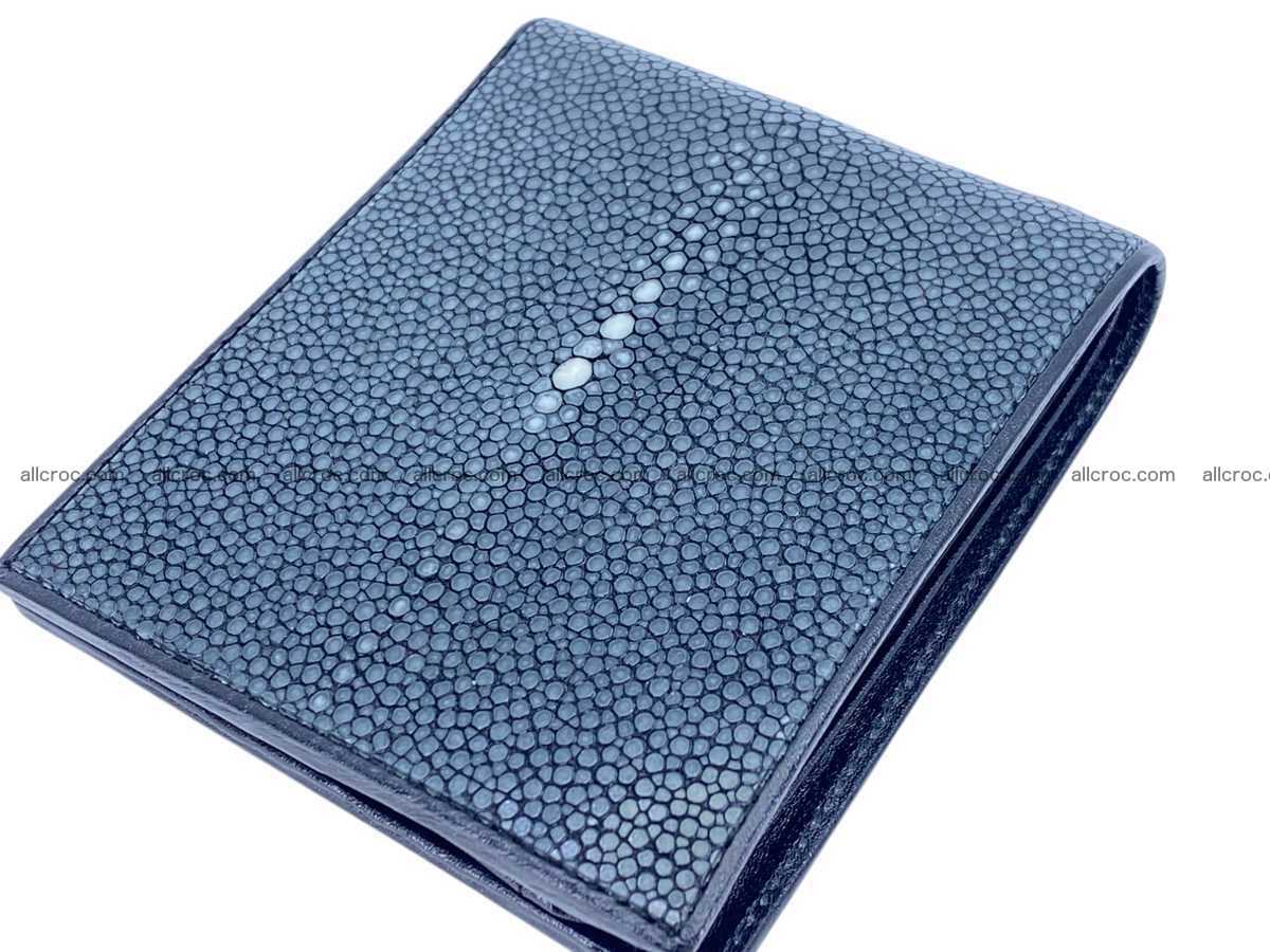 Polished stingray leather wallet 2739 Foto 4