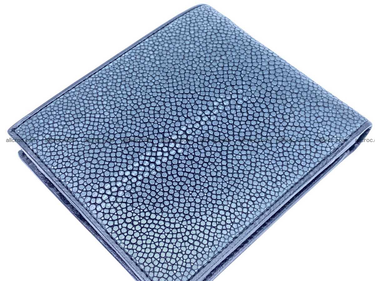 Polished stingray leather wallet 2739 Foto 6