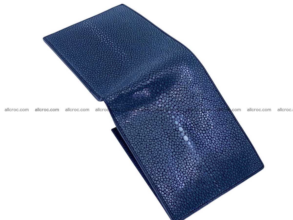 Polished stingray leather wallet 2739 Foto 7