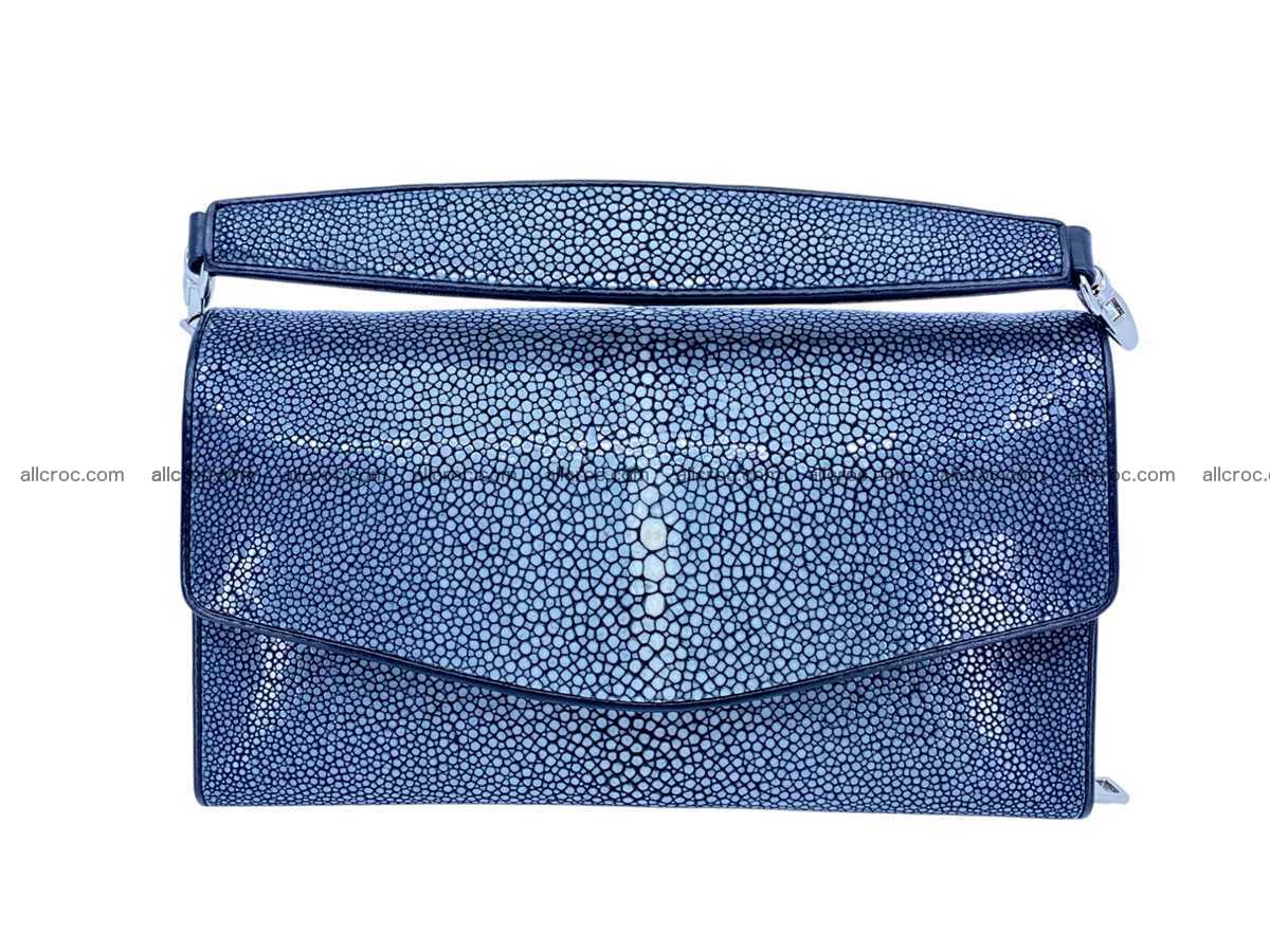 Polished stingray leather women’s clutch 2466 Foto 0