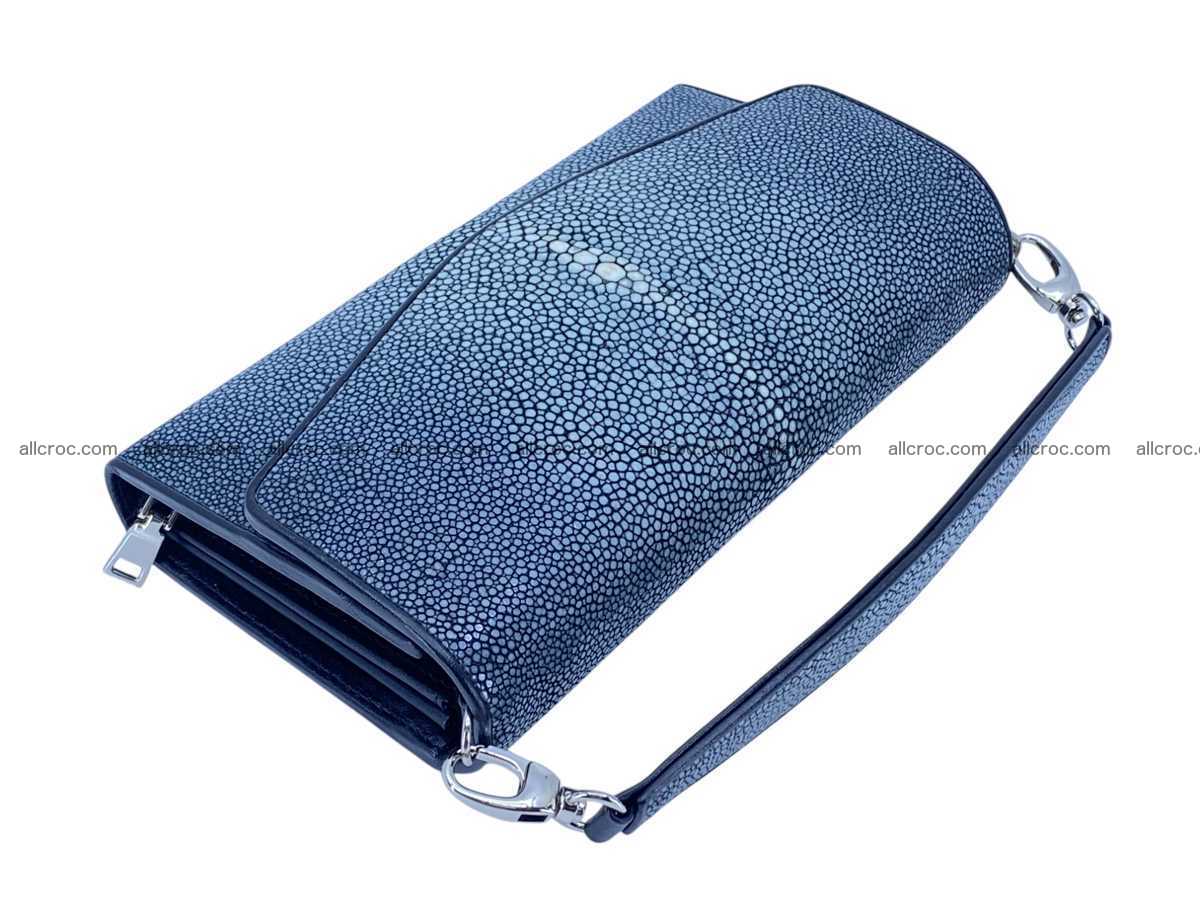 Polished stingray leather women’s clutch 2466 Foto 3