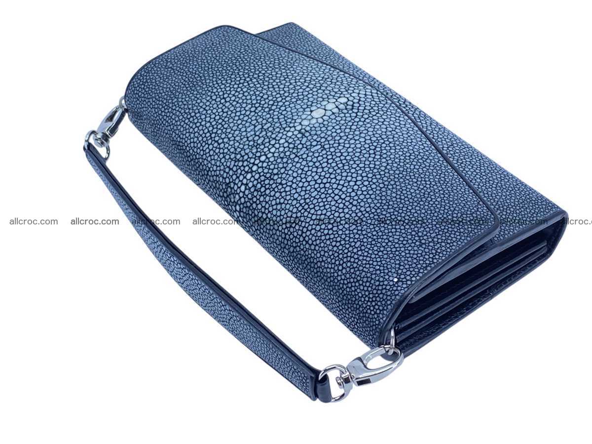 Polished stingray leather women’s clutch 2466 Foto 7