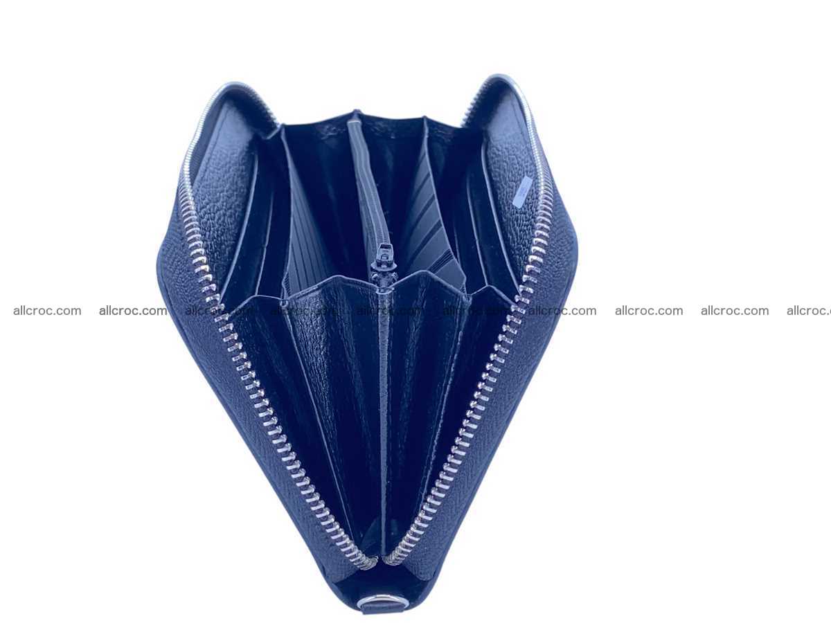 Polished stingray leather zip wallet 2685 Foto 6