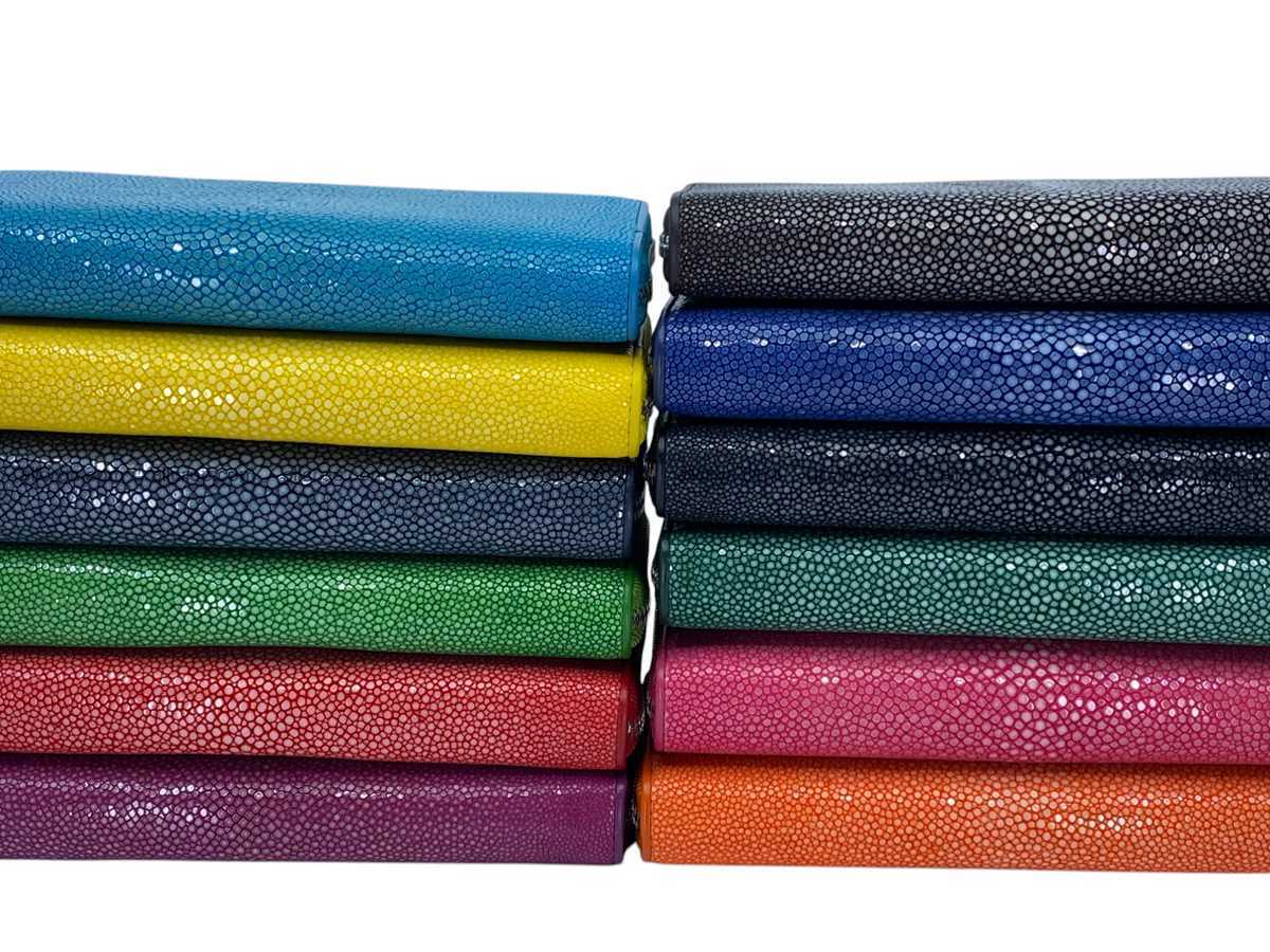 Polished stingray leather zip wallet 2638 Foto 7