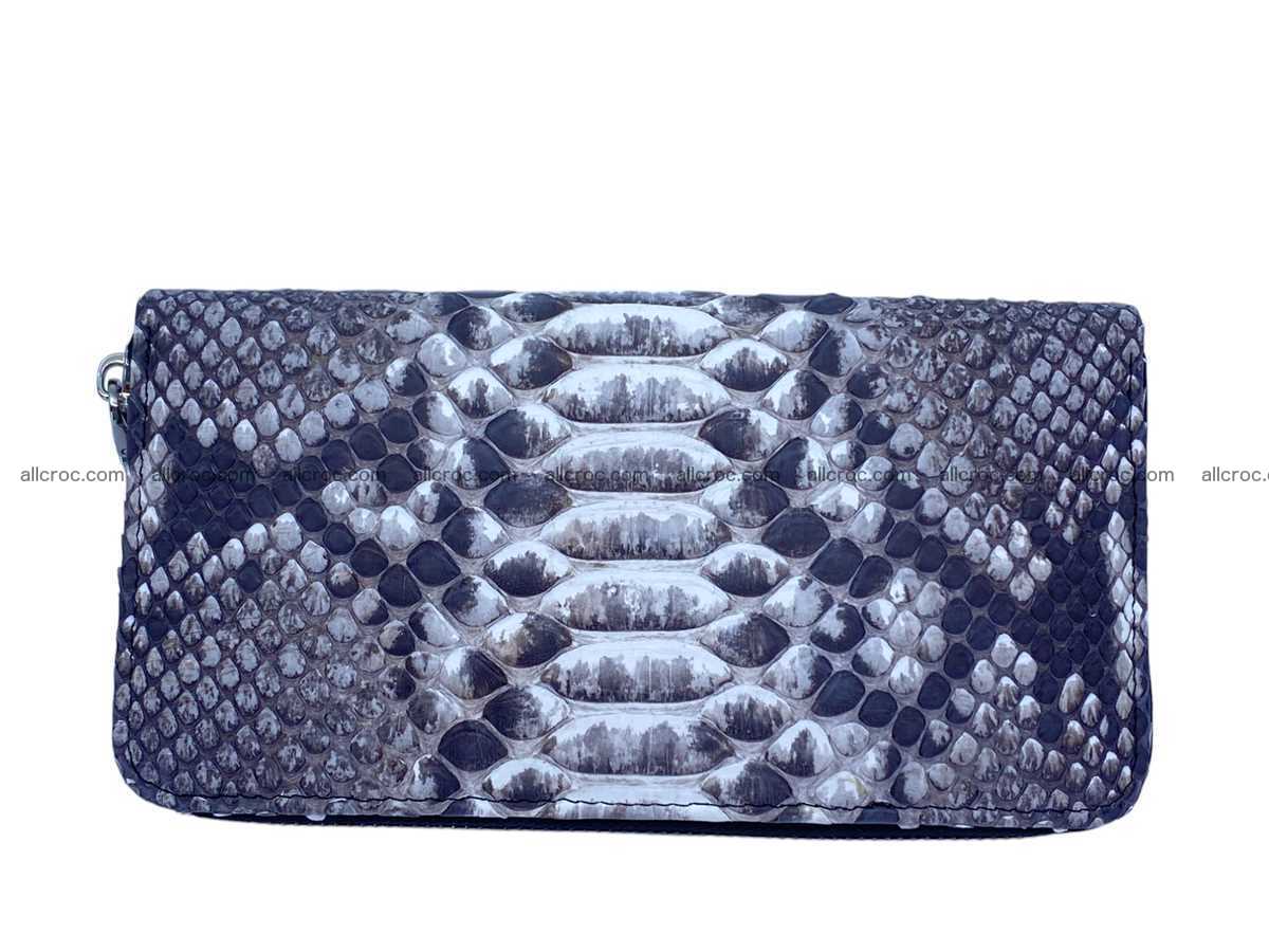 Python leather zip wallet 2697 Foto 3