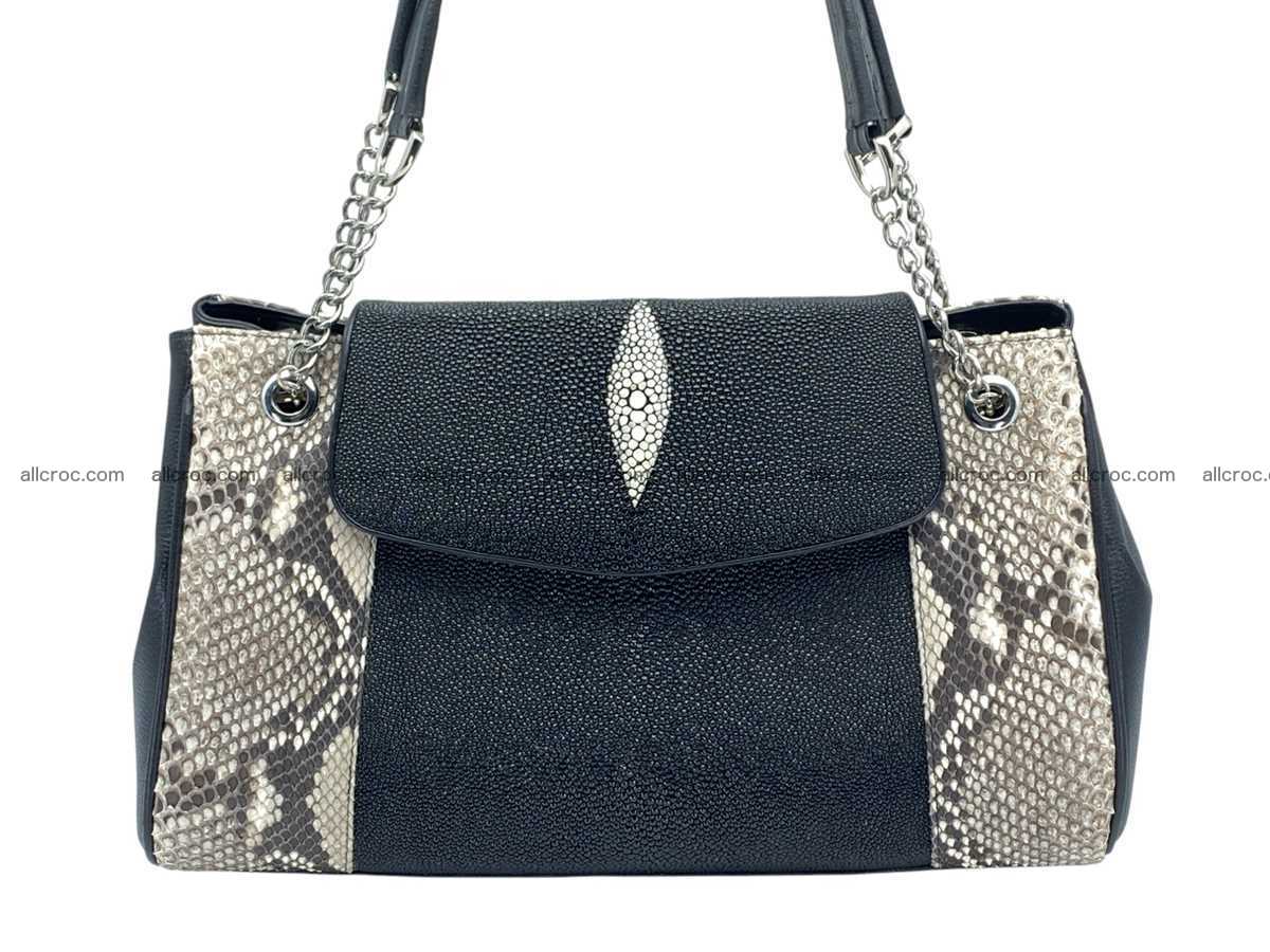 Stingray & python leather bag 2595 Foto 1