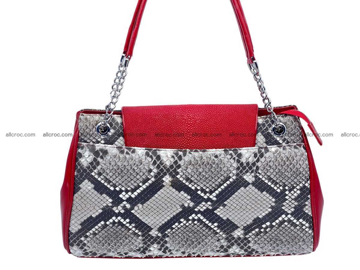 Stingray & python leather bag 2596 Foto 3