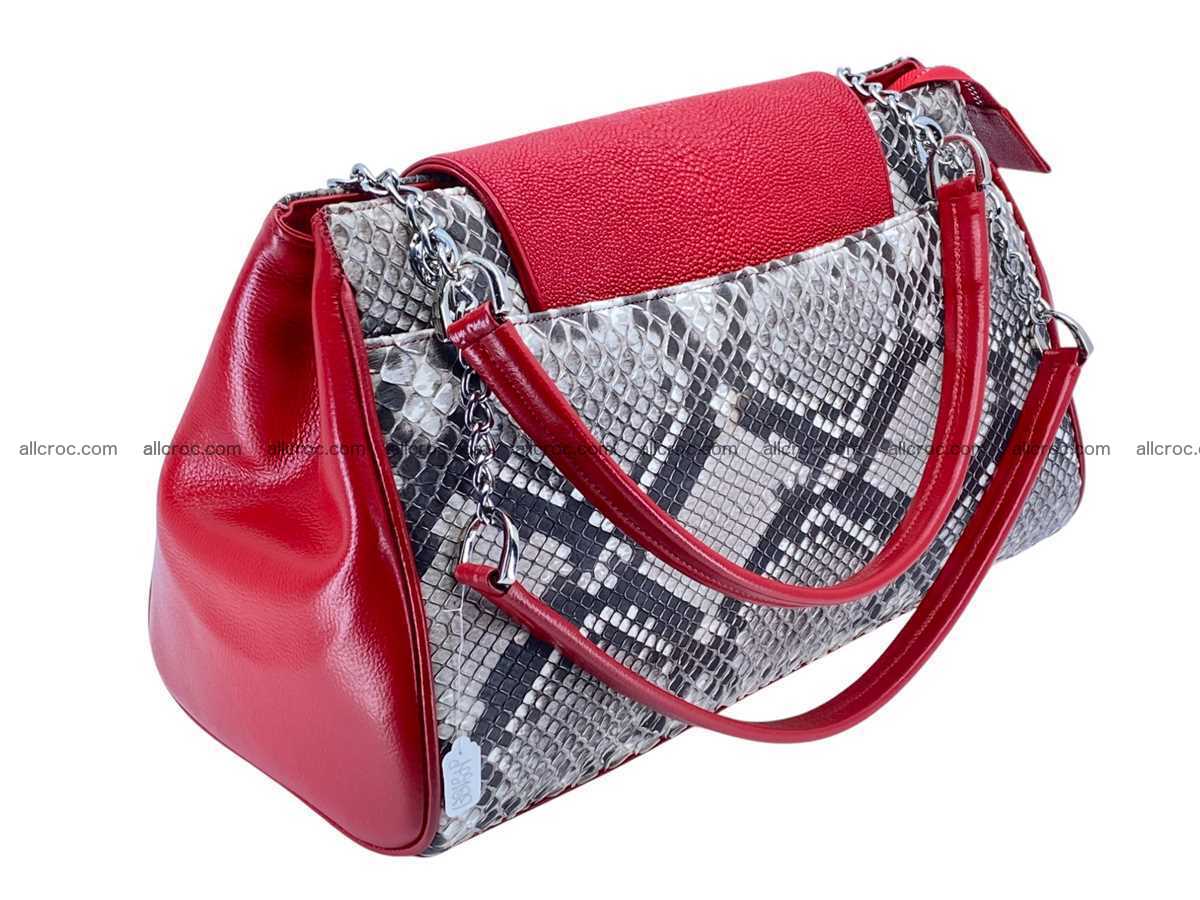 Stingray & python leather bag 2596 Foto 7