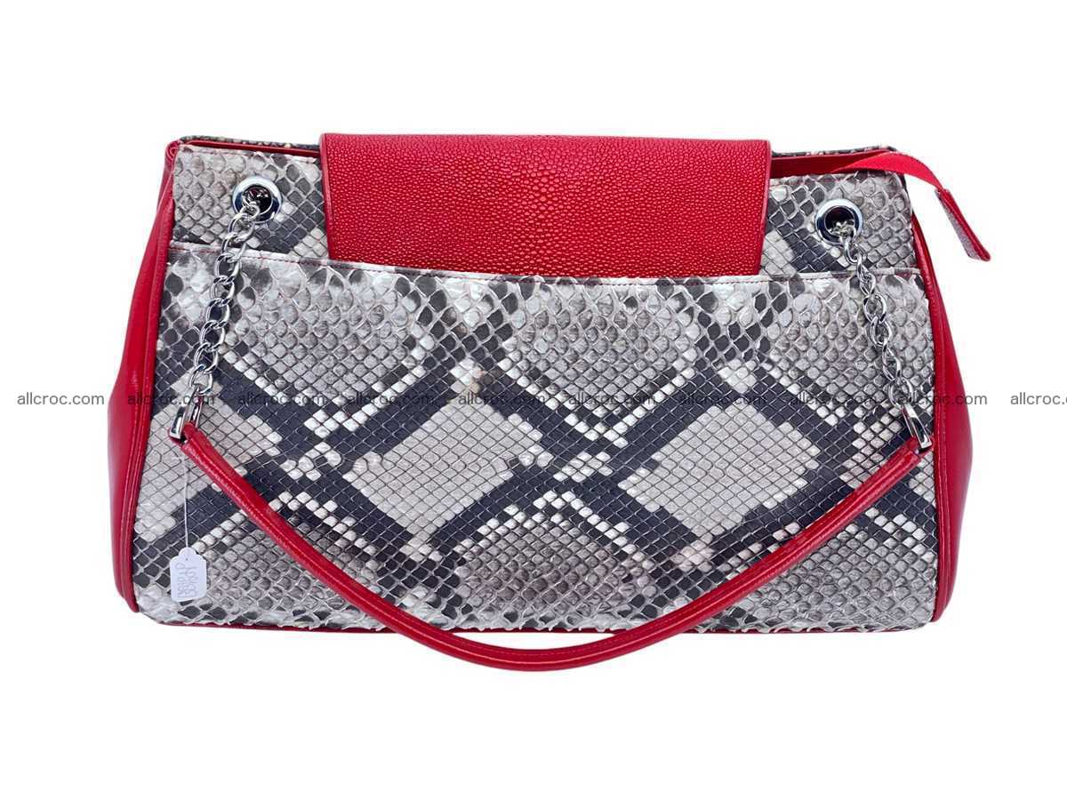Stingray & python leather bag 2596 Foto 9