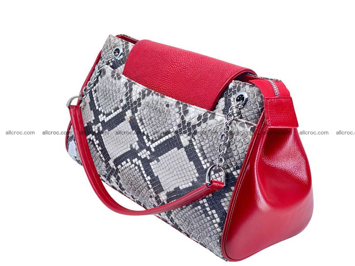 Stingray & python leather bag 2596 Foto 10