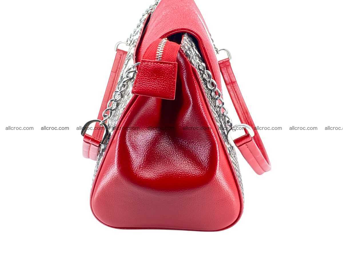 Stingray & python leather bag 2596 Foto 11