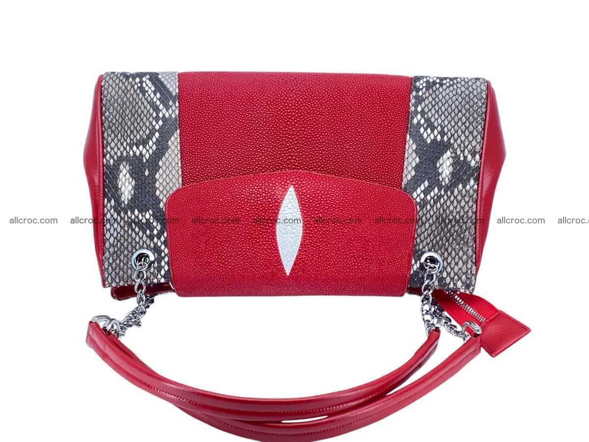 Stingray & python leather bag 2596 Foto 15