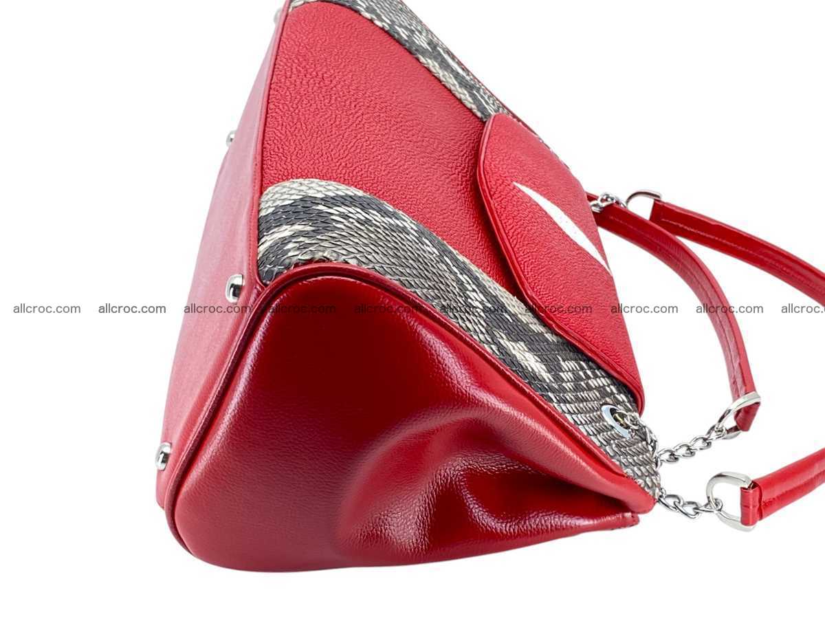 Stingray & python leather bag 2596 Foto 20