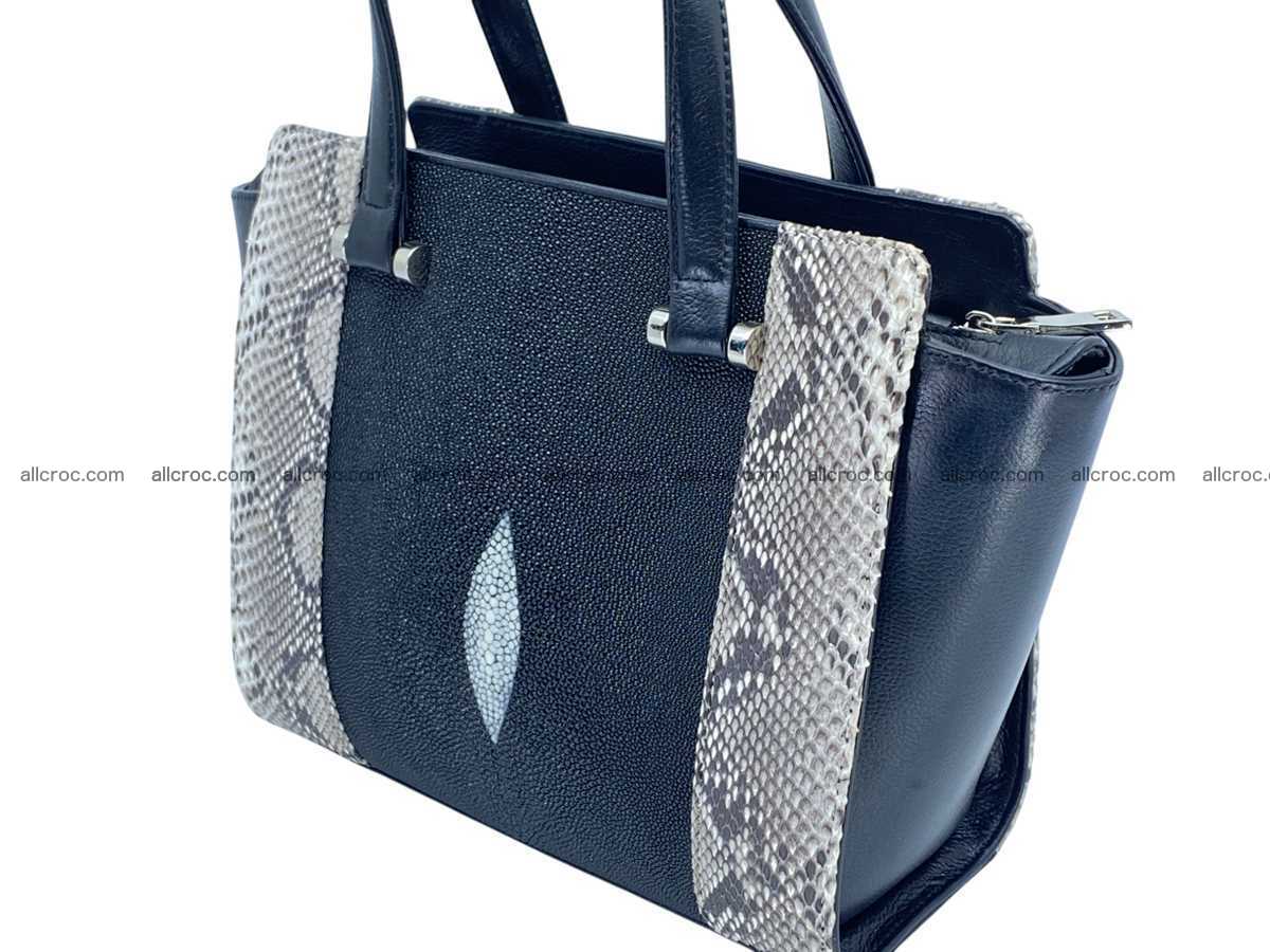 Stingray&python leather bag 2521 Foto 5