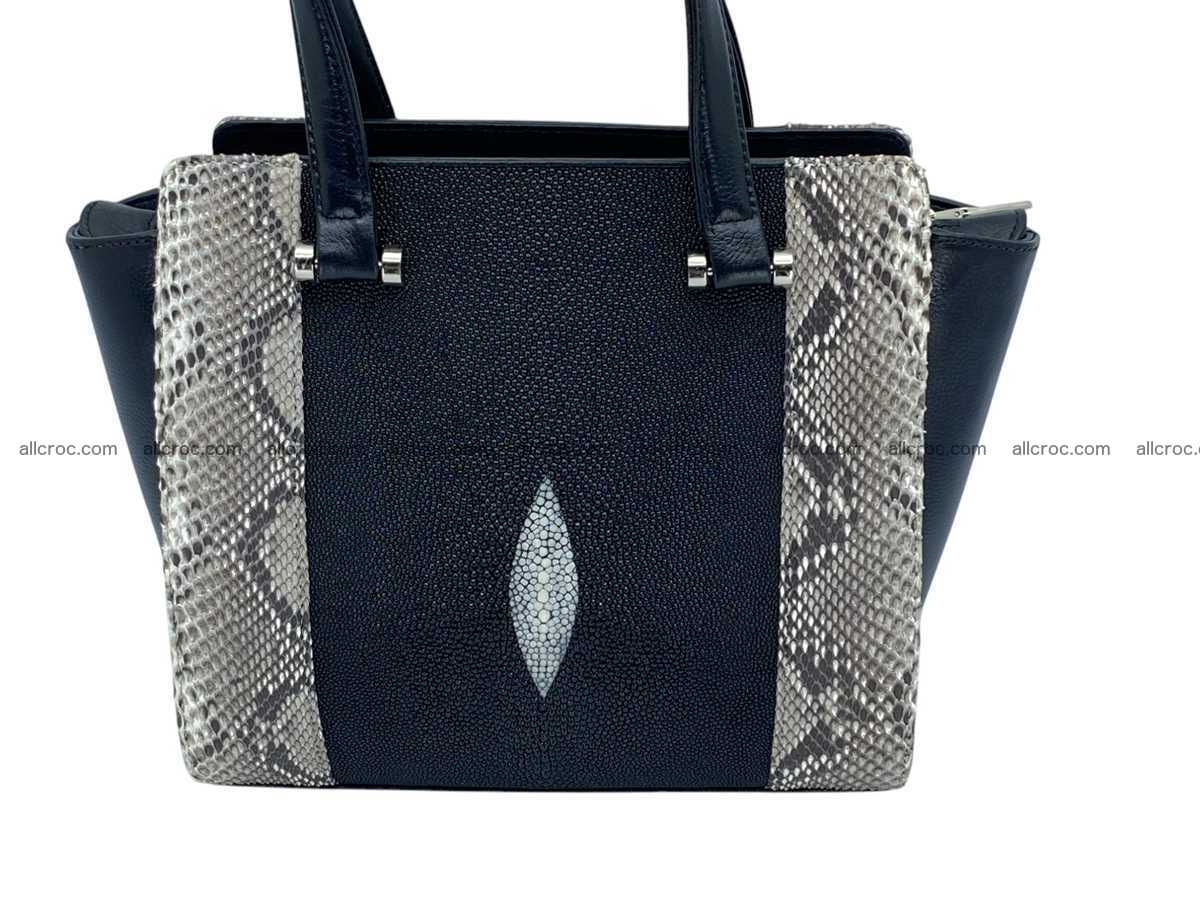 Stingray&python leather bag 2521 Foto 6