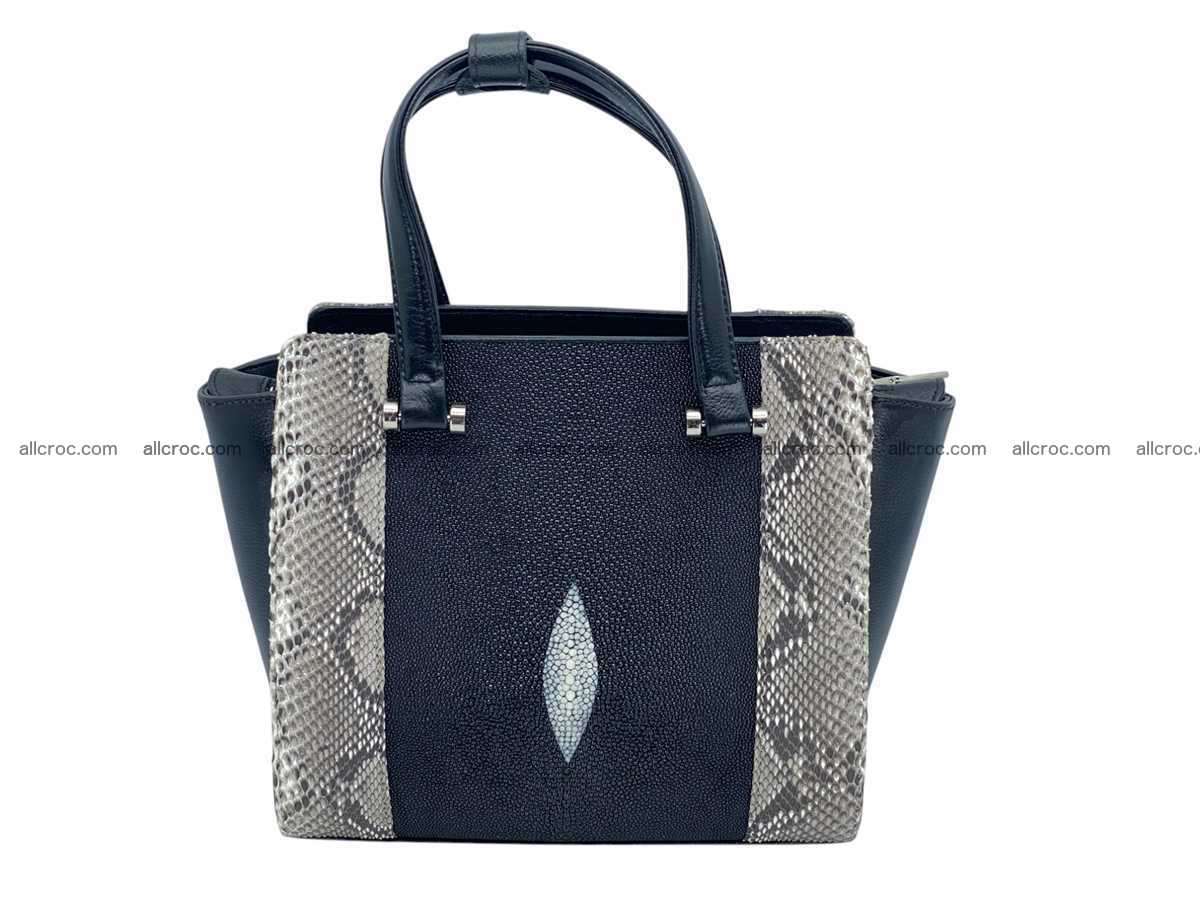 Stingray&python leather bag 2521 Foto 7