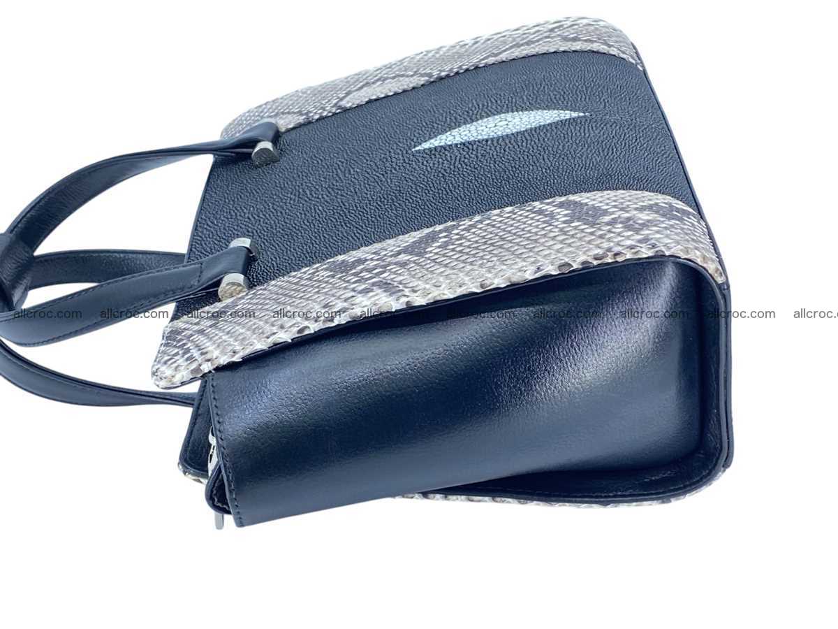 Stingray&python leather bag 2521 Foto 12